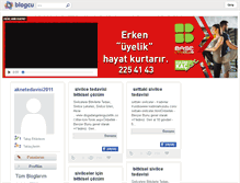 Tablet Screenshot of aknetedavisi2011.blogcu.com