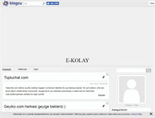 Tablet Screenshot of e-kolay.blogcu.com