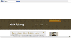 Desktop Screenshot of klinikpsikolog.blogcu.com