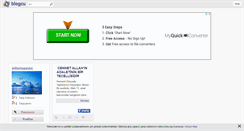 Desktop Screenshot of informasion.blogcu.com