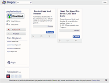 Tablet Screenshot of paylasimdayiz.blogcu.com