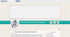 Desktop Screenshot of cukurbagkoyu.blogcu.com