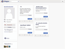 Tablet Screenshot of dantelindanteli.blogcu.com