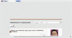 Desktop Screenshot of herdemece.blogcu.com