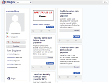 Tablet Screenshot of camkadikoy.blogcu.com