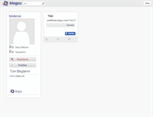 Tablet Screenshot of binlerce.blogcu.com
