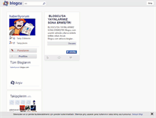 Tablet Screenshot of haberliyorum.blogcu.com
