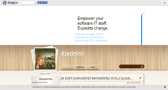 Desktop Screenshot of kardelenceden.blogcu.com