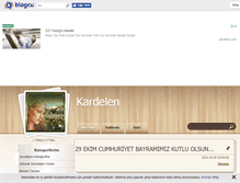Tablet Screenshot of kardelenceden.blogcu.com