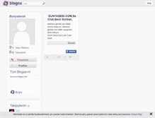 Tablet Screenshot of dunyasesii.blogcu.com
