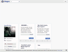 Tablet Screenshot of hayalhulya.blogcu.com