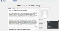 Desktop Screenshot of annelikvebebek.blogcu.com