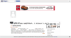 Desktop Screenshot of elbistanmetroturizm.blogcu.com