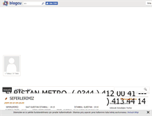 Tablet Screenshot of elbistanmetroturizm.blogcu.com
