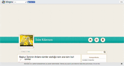 Desktop Screenshot of isimara.blogcu.com