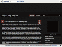 Tablet Screenshot of galip61.blogcu.com