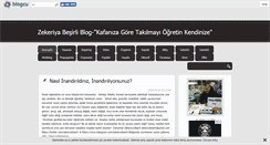 Desktop Screenshot of kisiselbutunluk.blogcu.com