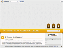 Tablet Screenshot of internetparakazanmayolari.blogcu.com