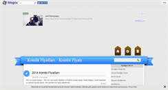 Desktop Screenshot of kombifiyatlari.blogcu.com