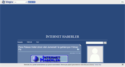 Desktop Screenshot of internethaberler.blogcu.com