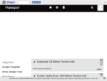 Tablet Screenshot of hasspor.blogcu.com