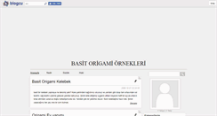Desktop Screenshot of basitorigami.blogcu.com