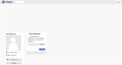 Desktop Screenshot of derssalonu.blogcu.com