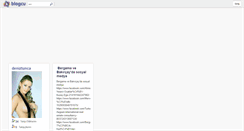 Desktop Screenshot of deniztunca.blogcu.com