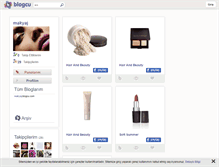 Tablet Screenshot of makyaj.blogcu.com
