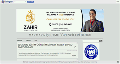 Desktop Screenshot of marmaraisletme.blogcu.com