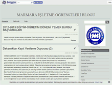 Tablet Screenshot of marmaraisletme.blogcu.com