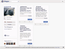 Tablet Screenshot of medyakolik.blogcu.com