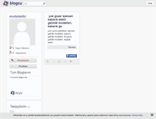 Tablet Screenshot of modatakibi.blogcu.com