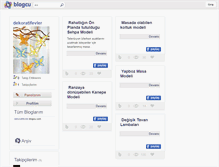 Tablet Screenshot of dekoratifevler.blogcu.com