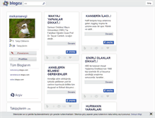Tablet Screenshot of mekansevgi.blogcu.com