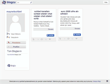 Tablet Screenshot of maynetsohbet.blogcu.com