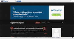 Desktop Screenshot of ezgiseslim.blogcu.com