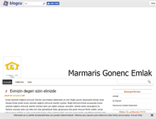 Tablet Screenshot of gonencemlak.blogcu.com