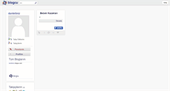 Desktop Screenshot of danteliniz.blogcu.com