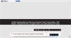 Desktop Screenshot of hotellersiteler.blogcu.com