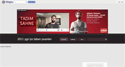 Desktop Screenshot of 2011ygslyspuanlari.blogcu.com