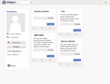 Tablet Screenshot of bestajans.blogcu.com