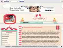 Tablet Screenshot of gizemliuzay.blogcu.com