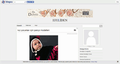 Desktop Screenshot of efeli.blogcu.com