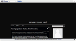 Desktop Screenshot of fbmlkodmerkezi.blogcu.com