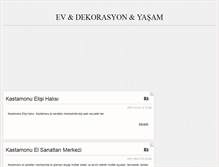 Tablet Screenshot of evdekor.blogcu.com