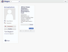 Tablet Screenshot of dermapharkrem.blogcu.com