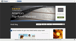 Desktop Screenshot of krediblog.blogcu.com