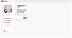 Desktop Screenshot of cocukvebebek.blogcu.com