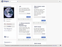 Tablet Screenshot of dunyayasam.blogcu.com